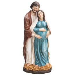 San Giuseppe e Maria incinta 20 cm