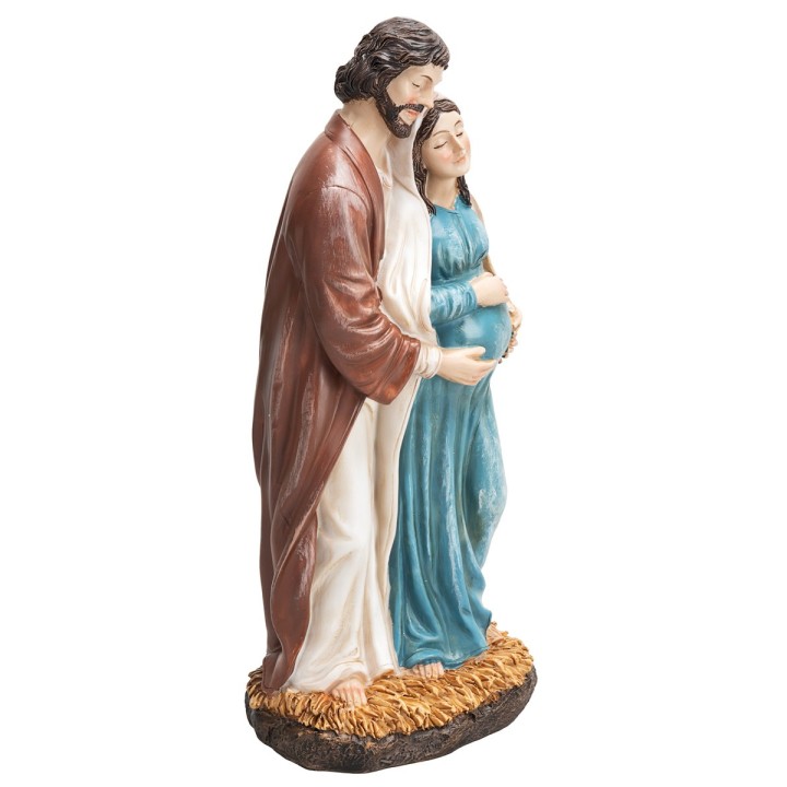 San Giuseppe e Maria incinta 20 cm