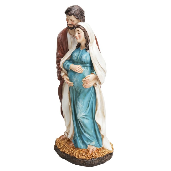 San Giuseppe e Maria incinta 20 cm