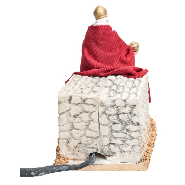 copy of Water carrier at the well in motion Landi 10 cm