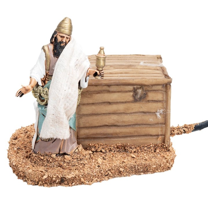 copy of Water carrier at the well in motion Landi 10 cm