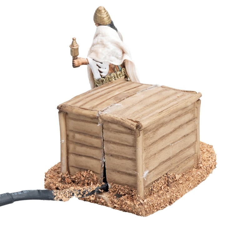 Set tre Re Magi in movimento 10 cm