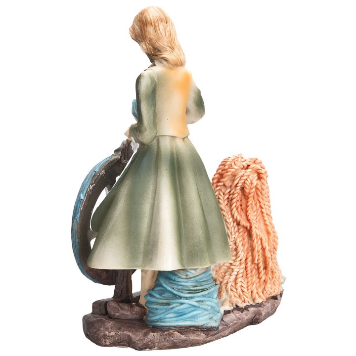 Conjunto de 4 figuritas de oficios de 15 cm en resina