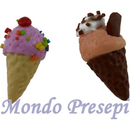 Juego de 2 helados cm 2