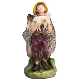 Pastore con agnello Euromarchi 45 cm