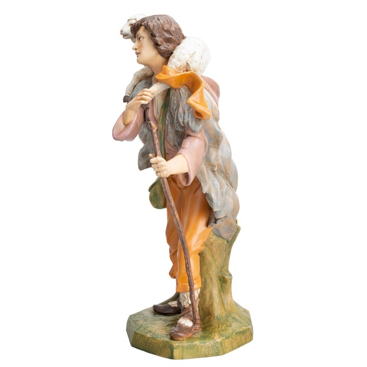 Pastore con pecora Euromarchi 45 cm
