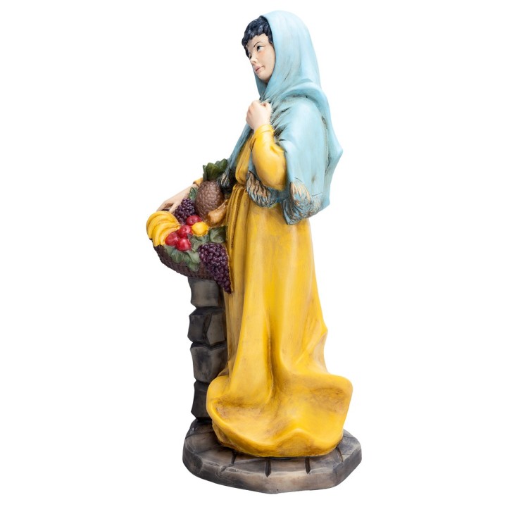 Woman with Euromarchi basket 45 cm