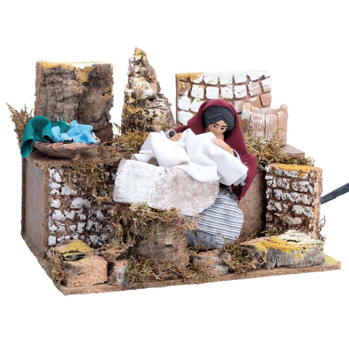 12 cm laundress in motion