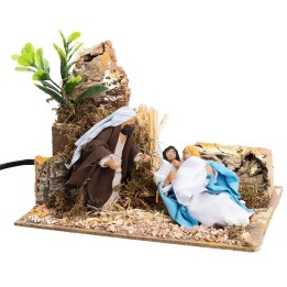 Natividad 12 cm en movimiento pesebre
