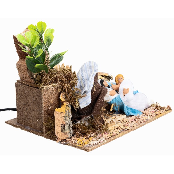 Nativity 12 cm in motion nativity scene
