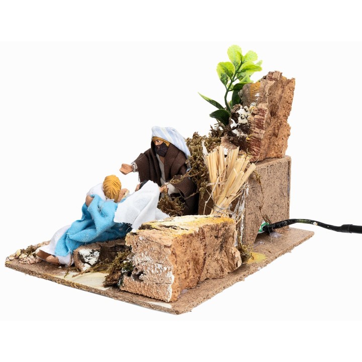 Nativity 12 cm in motion nativity scene
