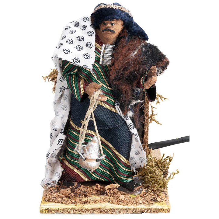 Set de tres Reyes Magos en movimiento serie de 15 cm