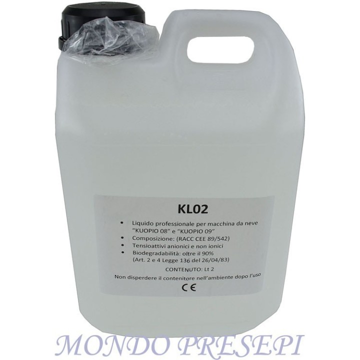 Liquido 2 litri per macchina neve