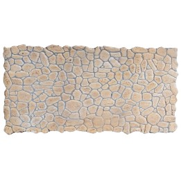 Paving slab for resin flooring with joints cm 30.5x15.5x0.8