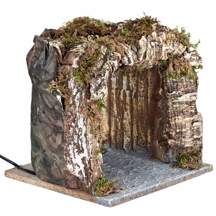 Grotta illuminata cm 25,5x25x25 h