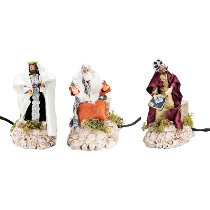 Set tre Re Magi 12 cm in movimento