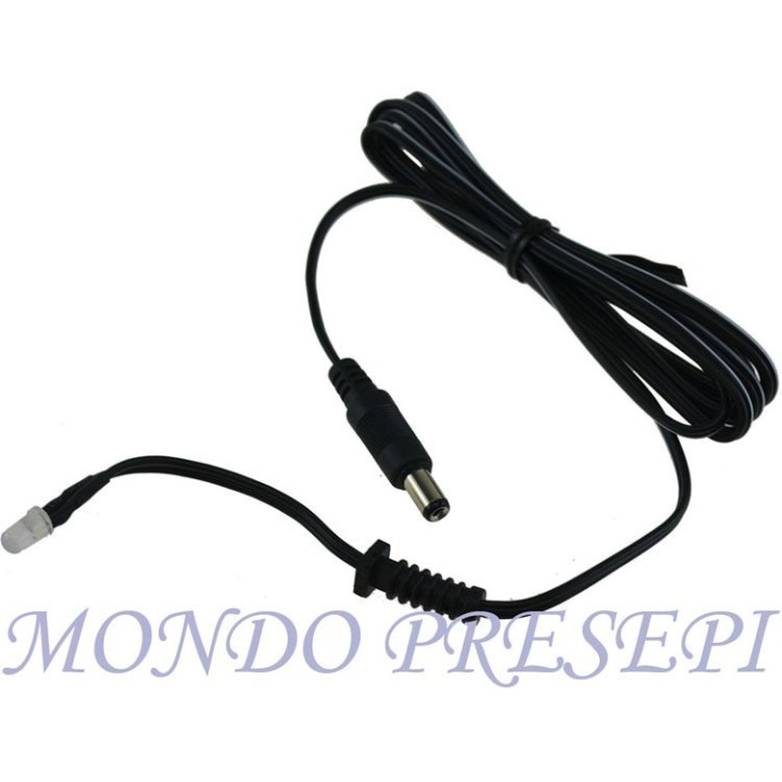 Led fuoco rosso mm5 con spinotto