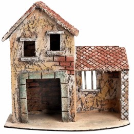 Casa napoletana a due piani con ripostiglio cm 24,5x15x25,3 h