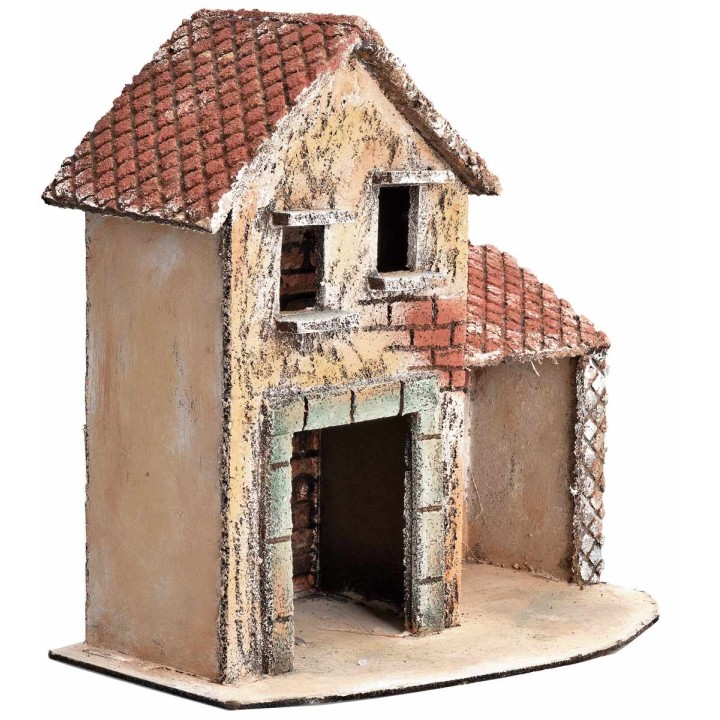 Casa napoletana a due piani con ripostiglio cm 24,5x15x25,3 h
