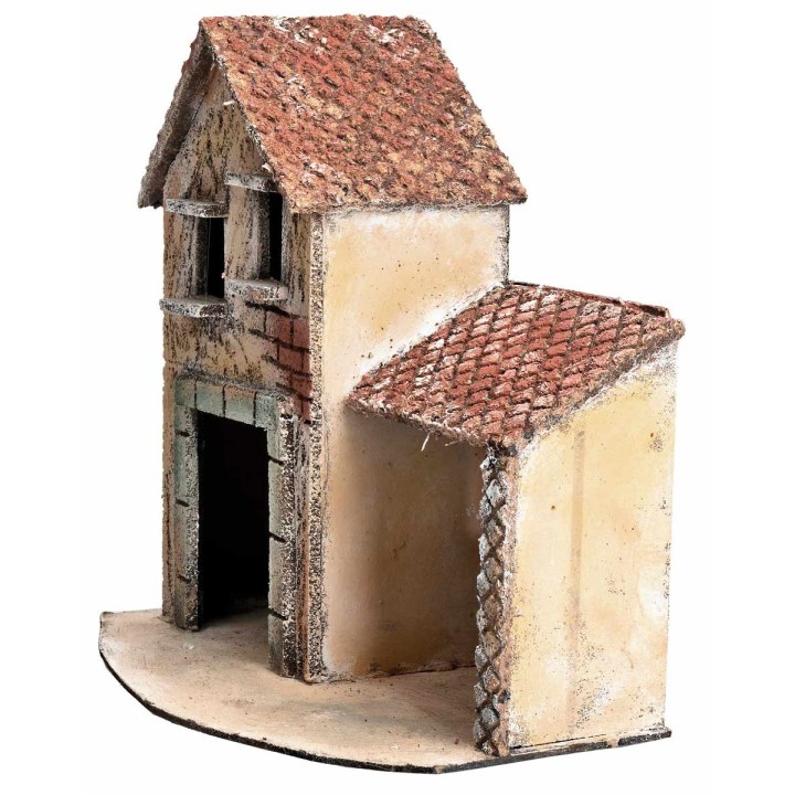 Casa napoletana a due piani con ripostiglio cm 24,5x15x25,3 h