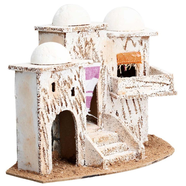 Casa araba con terrazzo cm 26,5x13,8x19 h