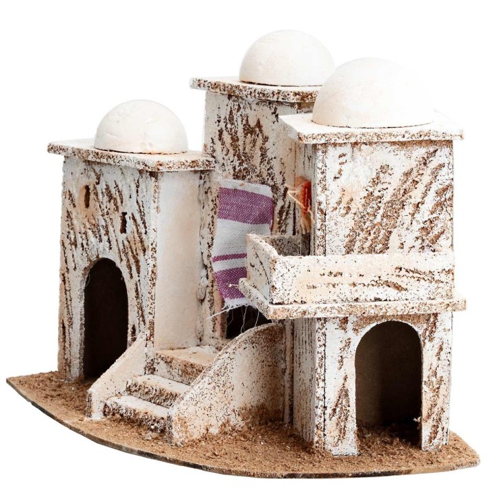 Arab house with terrace cm 26.5x13.8x19 h