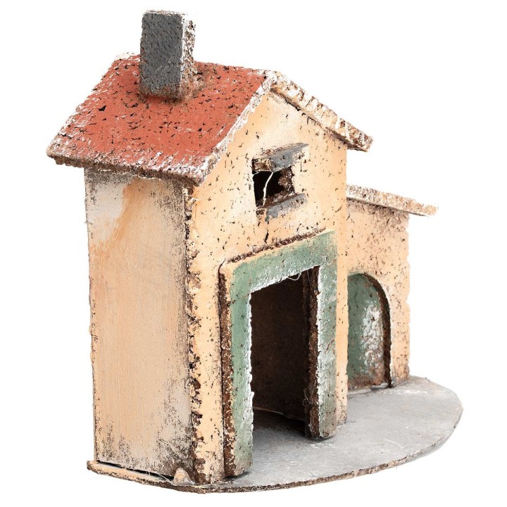 Casetta napoletana con arco laterale cm 12,5x7x12,5 h