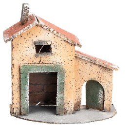 Casetta napoletana con arco laterale cm 12,5x7x12,5 h