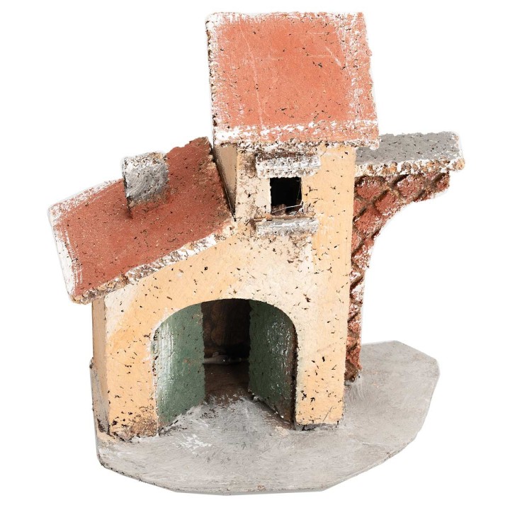 Casita napolitana con medio arco cm 11x7,5x13 h