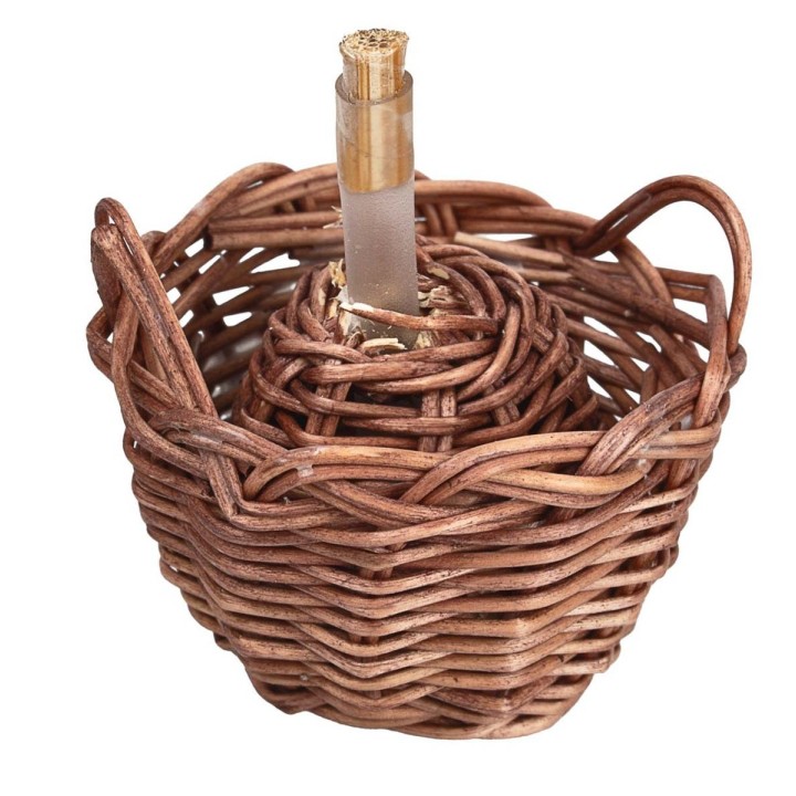 Demijohn in wicker Ø 3.3x4 h