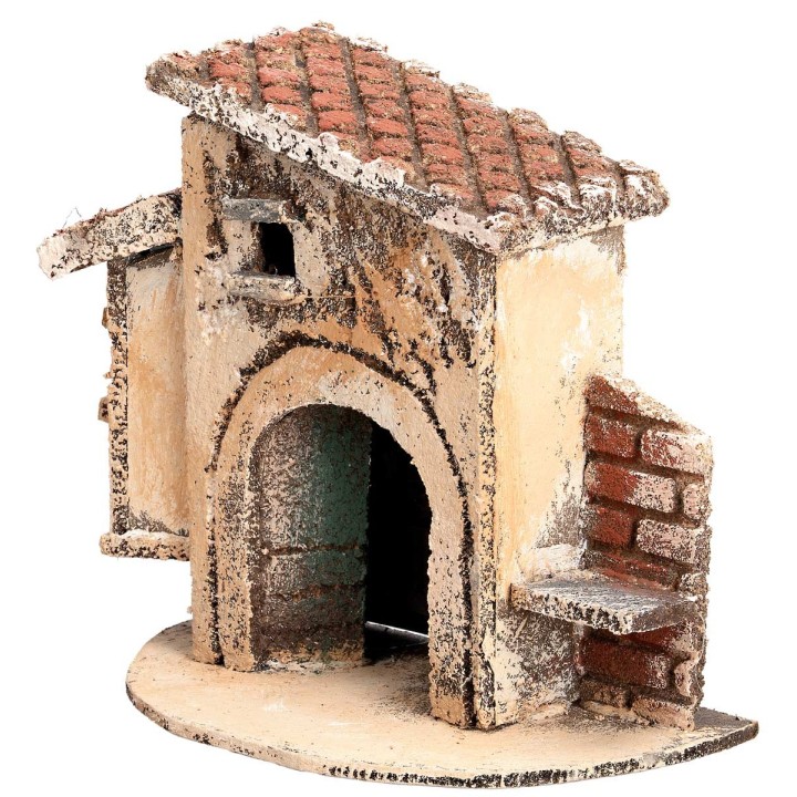 Casa napoletana con ampio arco cm 12x7x11,5 h
