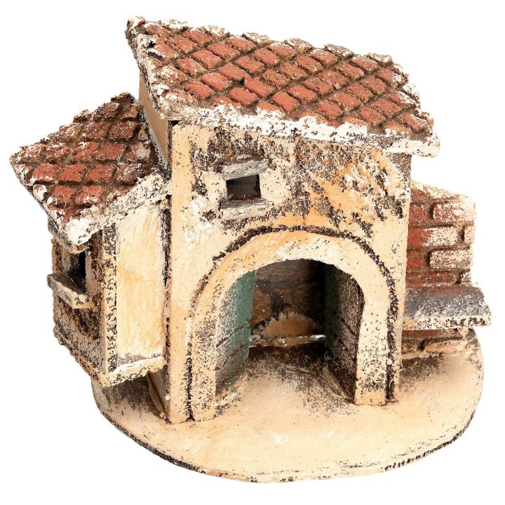 Casa napoletana con ampio arco cm 12x7x11,5 h