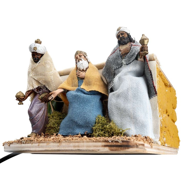 Reyes Magos en movimiento Landi Moranduzzo serie 10 cm