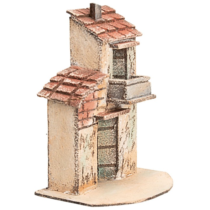 Casa napoletana a due piani cm 17,5x9,8x13 h