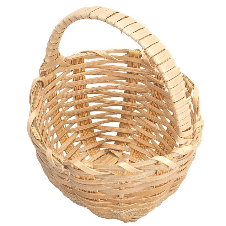 Cesto in vimini con manico superiore cm 6x8 h