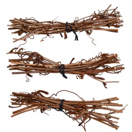 Set tre fascine in legno 12 cm