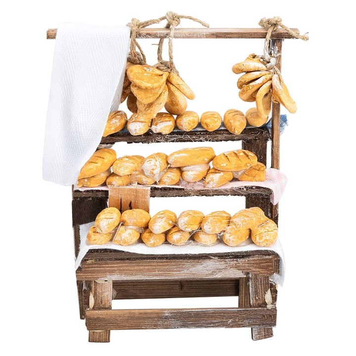 Banco con pane cm 8,5x4,3x12,8 h