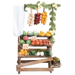 Stall full of vegetables cm 9,x5,8x19,3 h