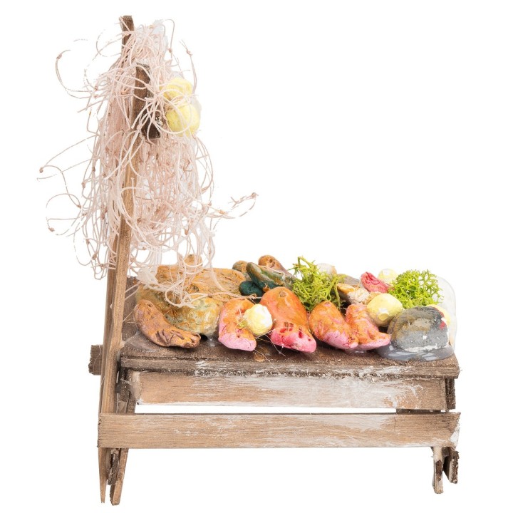 Fishmonger's stall cm 9x7x12 h