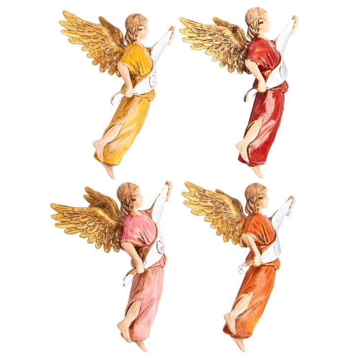 Set Ángel Gloria en 4 colores serie 10 cm Landi Moranduzzo