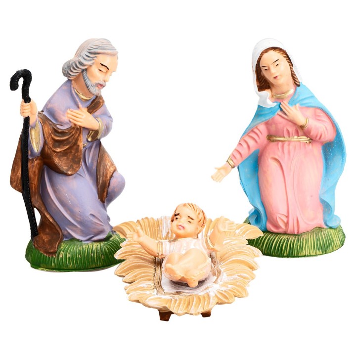 Set of 3 subjects from the 10 cm series in PVC
