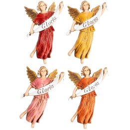 Set Angelo Gloria in 4 colori serie 10 cm Landi Moranduzzo