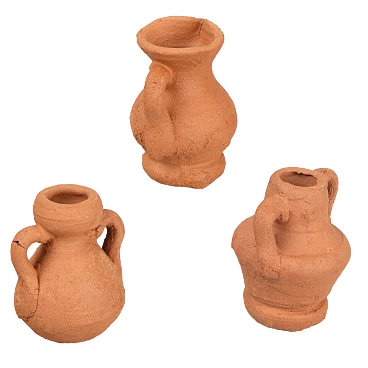 Set de 3 ánforas 2 cm