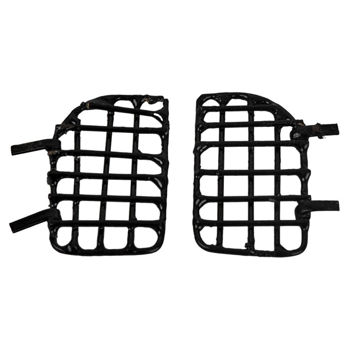 Double-leaf metal miniature grate cm 3