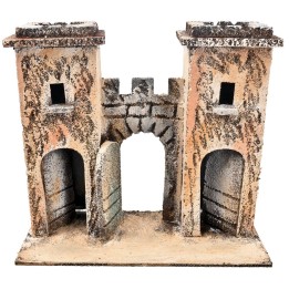 Arco napoletana fortificato con torri cm 16,7x7,5x15 h