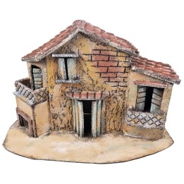 Casa napoletana con due balconi cm 34x17,5x22 h