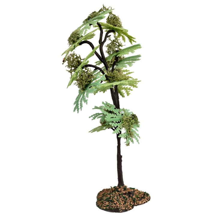 Albero verde scuro h 17 cm