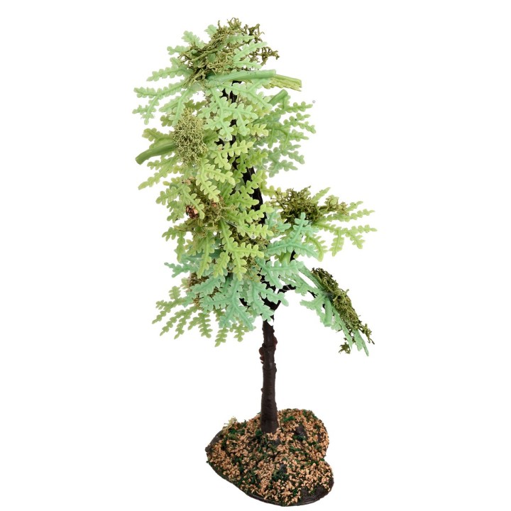 Albero verde scuro h 17 cm
