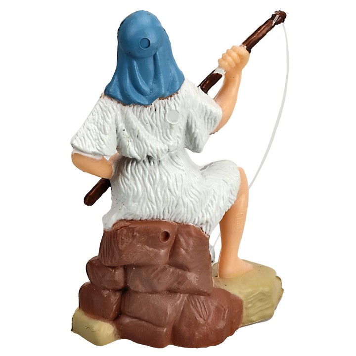 Pescador con caña serie 8 cm