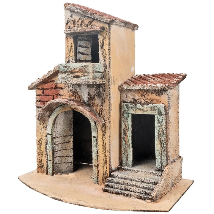 Casita napolitana con puerta elevada de 26,5x15,7x14,5 cm de